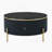 Round Coffee Table with 2 large Drawers Storage Accent Table-111115969