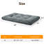 Lit pour animaux de compagnie, lit pour chien et chat anti-angoisse, matelas moelleux avec fond antidérapant, tapis pour chien lavable et confortable pour plancher ou caisse, gris-693811127-693811124