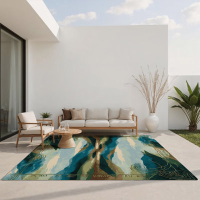 Tapis intérieur et extérieur Cosmic Veil