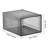 6 Pack Clear Stackable Shoe Boxes – Magnetic Front Door Transparent Shoe Storage Containers, Dust-Proof Plastic Shoe Organizer for Sneakers, Fits US Size 13