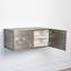 Abstract Block Cabinet-Right-Silver