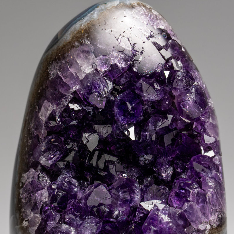 Genuine Amethyst Crystal Cluster From Brazil (455.5 Grams)