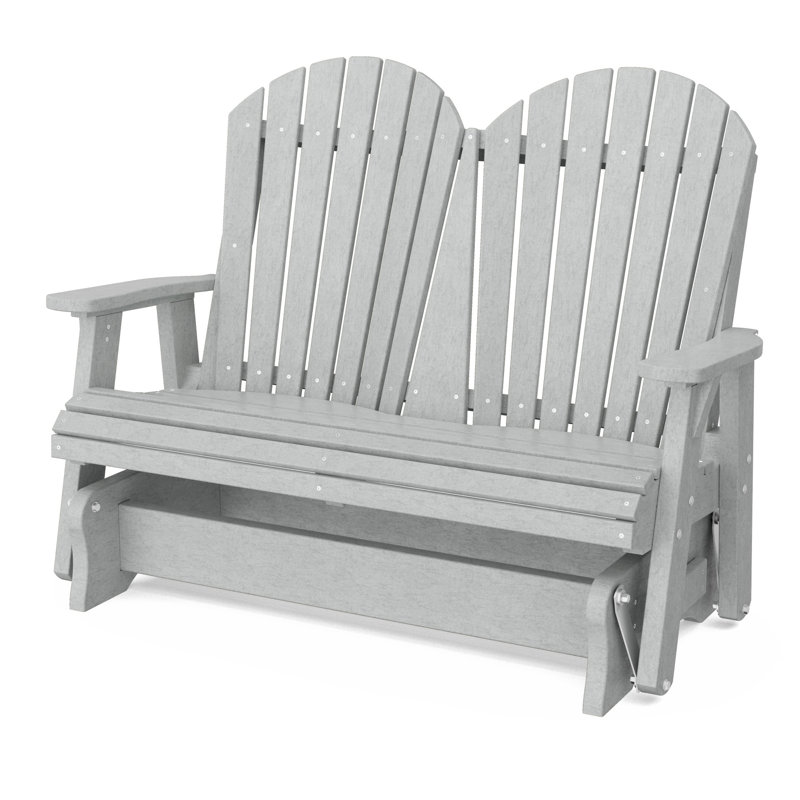 Fauteuil oscillant double Heritage, Gris clair