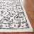 Dip Dye Hand Tufted Wool/Cotton Oriental Rug in Black/Ivory-1402454751
