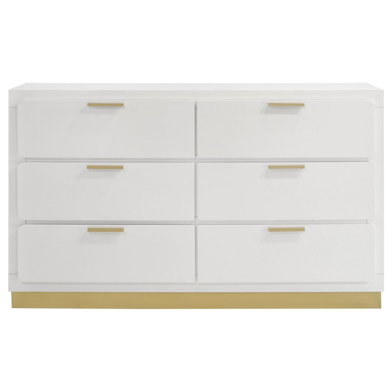 Laubach Dresser Mirror, White