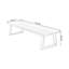 Bureau rectangulaire moderne et simple brun-1770519961