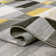 Fayma Retro Diamonds Geometric Yellow/Gray/Cream Rug