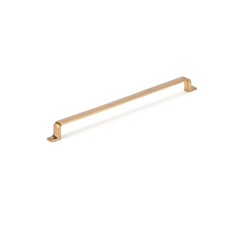 Poignée barre 12 5/8 po en métal, Aurum or brossé, 5 1/32"