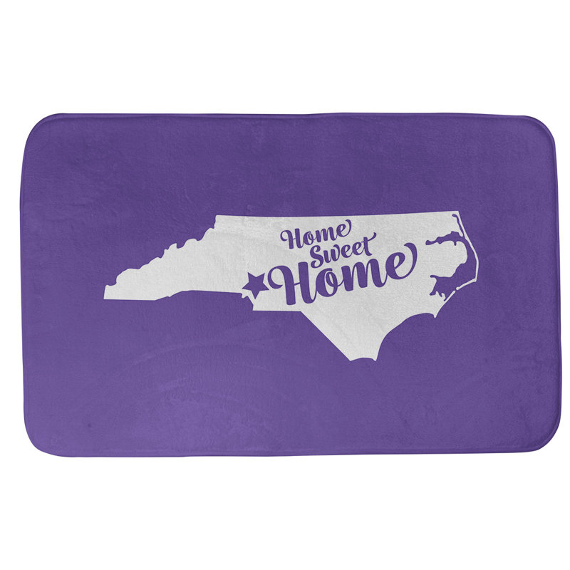 Tapis pour salle de bain charlotte, l 17 po x L 21 po, Mauve
