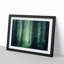 Green Misty Forest in Abstract - Framed Print-55736219-55736214