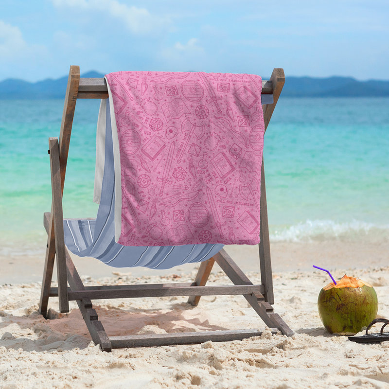 Katelyn Elizabeth Beach Towel, Pink