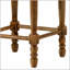 Tabouret à hauteur de comptoir en tissu et finition chêne vieilli Farsiris (ensemble de 2)