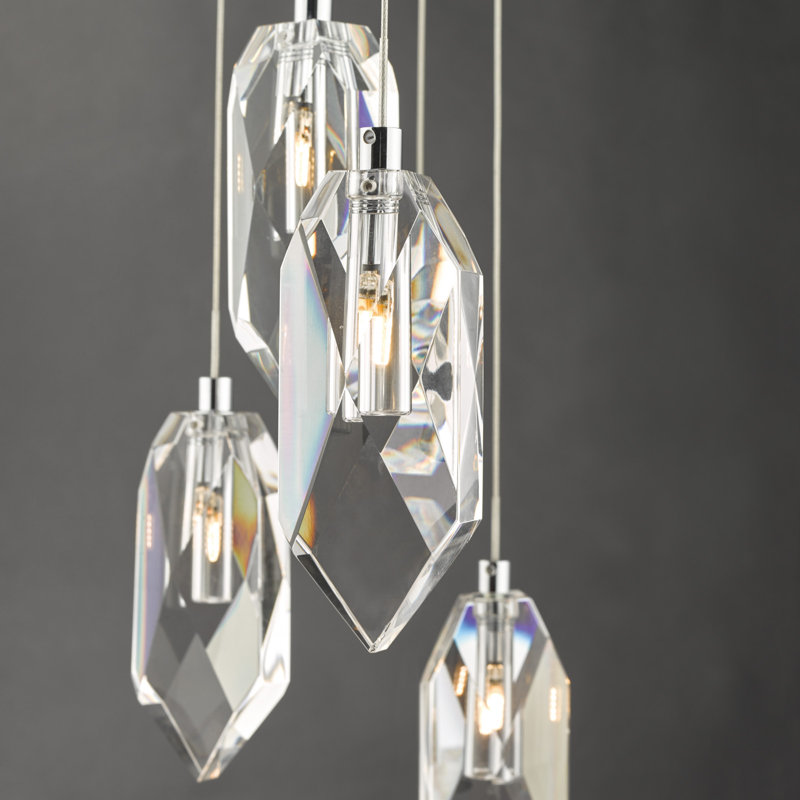 Azariel 12 - Light Crystal Pendant