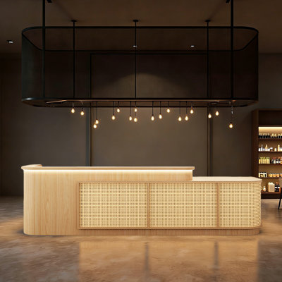 Classic Fashion Bar Counter – Functional Multi Use for Lounges Pubs and Commercial Venues