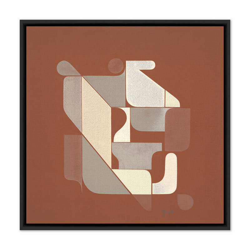Devalaya by Gregory Gove, White Oak Framed Canvas, 40" H x 40" W x 2" D