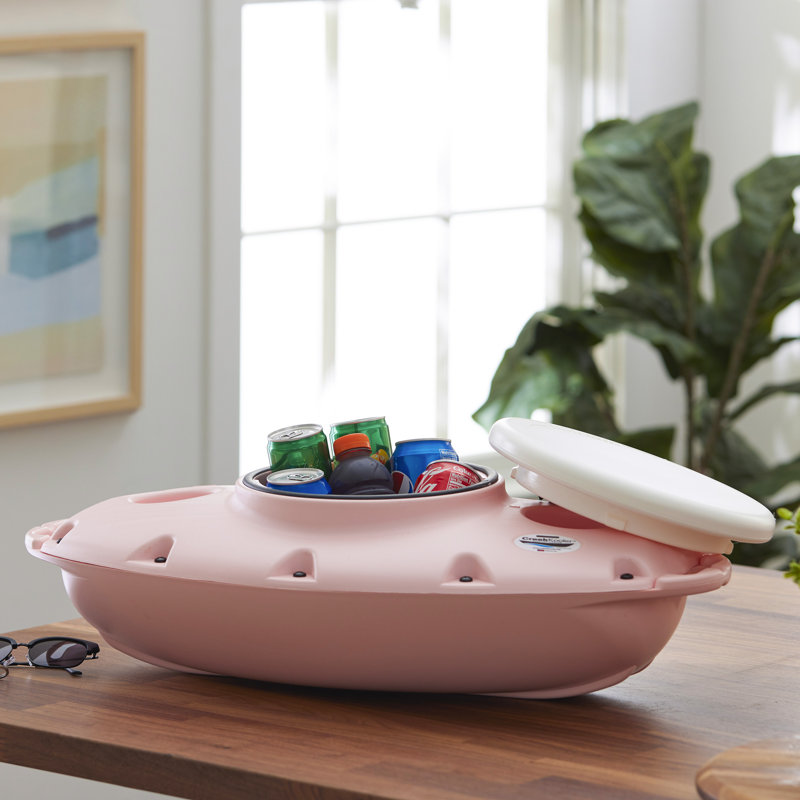 Refroidisseur d'eau / bidon portatif CreekKooler Pup, Rose «All Day»