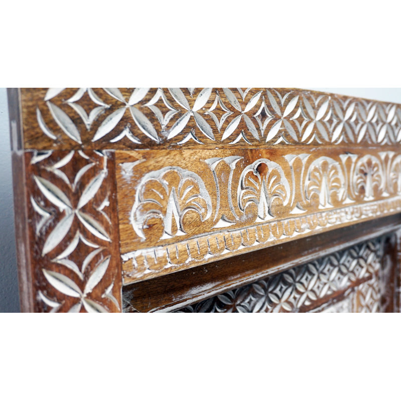 Solid Wood Rectangle Floor Mirror
