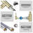 Pull Down Single Handle Kitchen Faucet with 3-Modes Advanced Spray-82373882