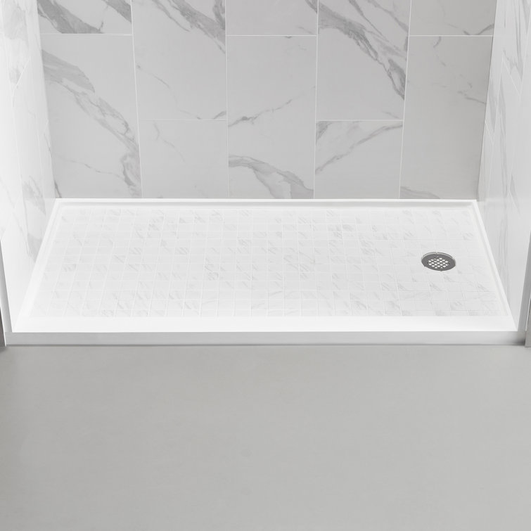 60" W X 32" D Rectangular Shower Base, Non-Slip