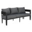 Viola 77.56'' Metal Outdoor Patio Sofa-1223804468