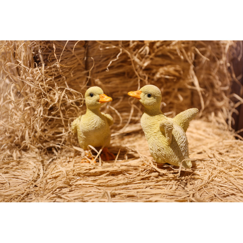 Duckling 2 Piece Statue Set
