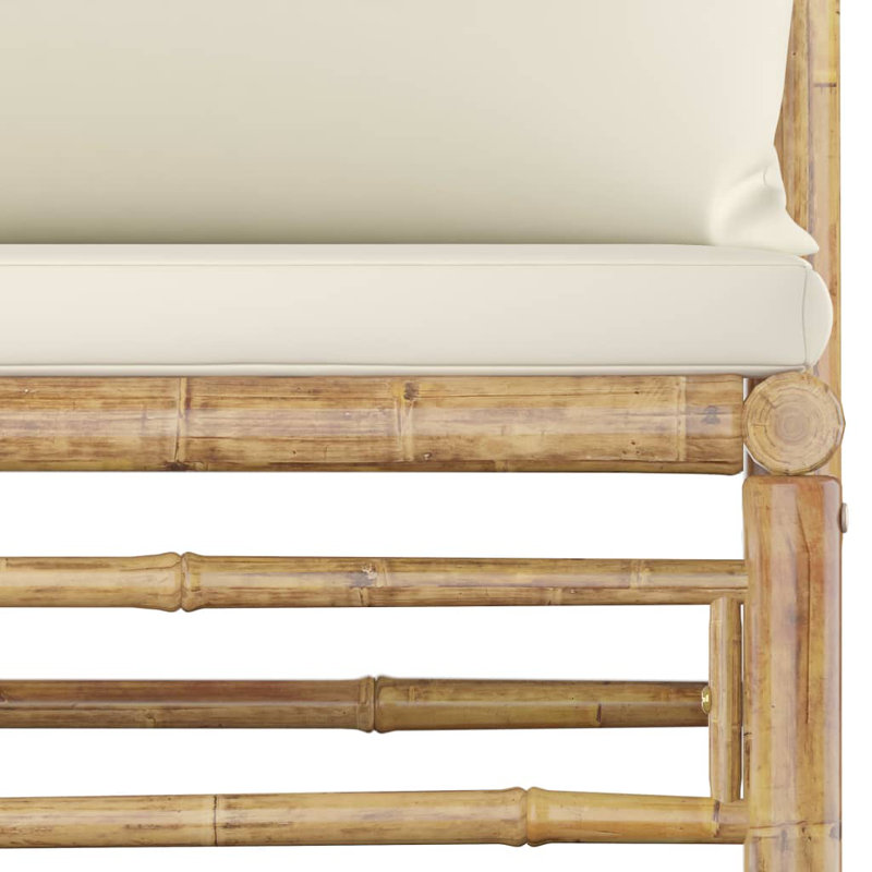 Goguen 7 Piece with Cushions, No, Cream White