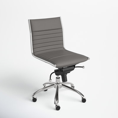 Naida Faux Leather Swivel Task Chair