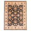 Tapis unique en laine noué à la main 8 pi x 10 pi nouvel âge en noir / jaune Hemingford