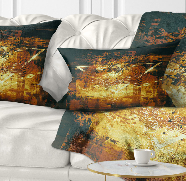  Coussin Abstract Elements, Rectangulaire, 12 po x 20 po