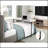 Multipurpose Over The Bed Desk With Adjustable Height, Metal Legs With Casters, Overbed Table 1Pc, Laptop Table For Bed, Breakfast Table-2051418502