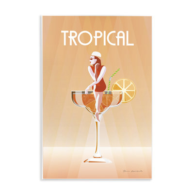 «Tropical Drink Girl» par Omar Escalante