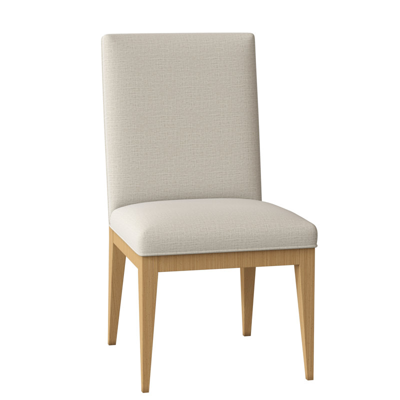 Chaise parsons rembourrée Logan, Ambre, Lin ensoleillé