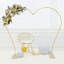 Support en métal en forme d'arche de mariage en forme de cœur-85036333