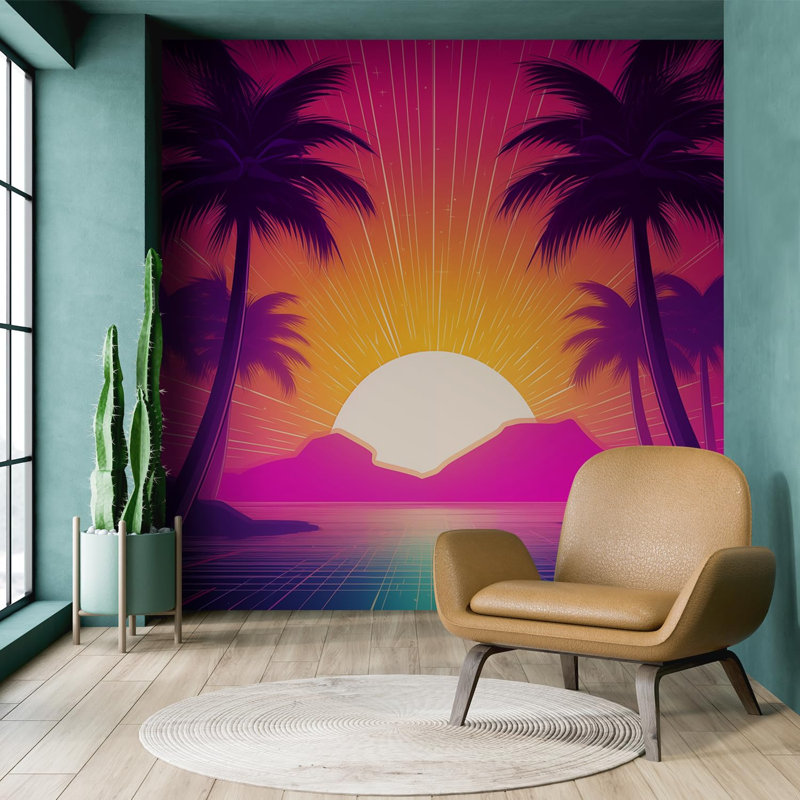 Coastal Beachy Peel & Stick Border, 120" L x 96" W