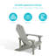 Chaise Adirondack en plastique Halstein-1409835318