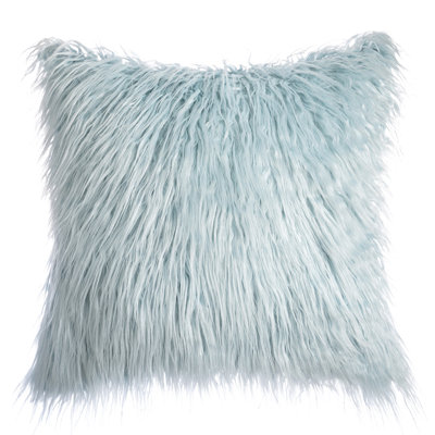 Faux Fur Reversible Throw Pillow