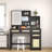 43" Rattan-Accent Vanity – 3-Color LED Mirror, 4 Deep Drawers, Sliding Cabinet, Hidden Back-Of-Mirror Storage, Nightstand Mode-1923653094
