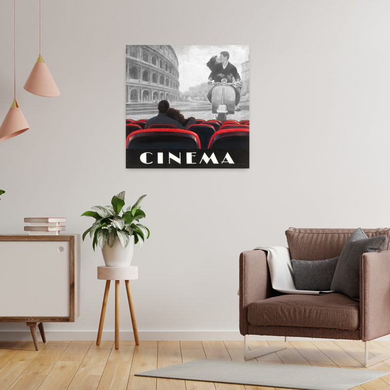 Cinéma Roma, art architectural rétro, H 24 po x l 24 po