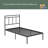 Twin Platform Bed With Headboard