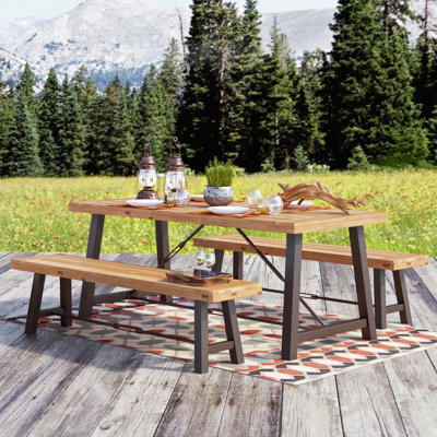 3 Piece Wood Dining Set