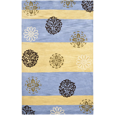 Colette Soho Hand Tufted Wool & Viscose Pile Floral Rug