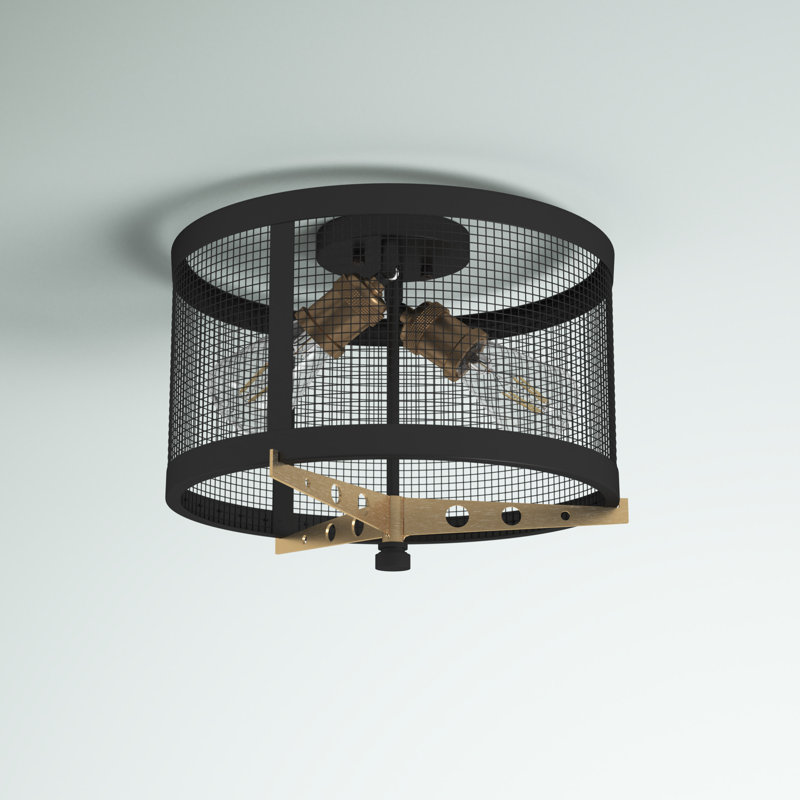 Plafonnier encastré 13,75 po 2 lumières Bradyn