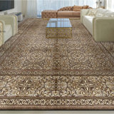 Hand Knotted Wool Area Rug in Ivory