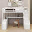 Lit mezzanine simple avec 7 tiroirs, tablettes et bureau-2012853478