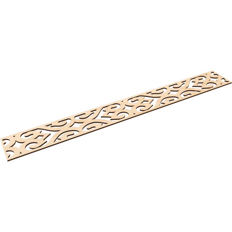 Moulure de chantournage Keene, Bouleau, H 6 po x l 46,5 po x P 0,25 po