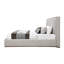 Grand lit tapissier gris - 75,41 po Long et large: 89,68 po