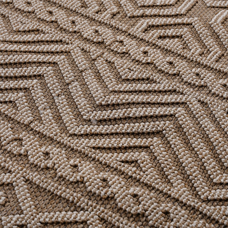Tapis tissé à l'intérieur et à l'extérieur 6X9