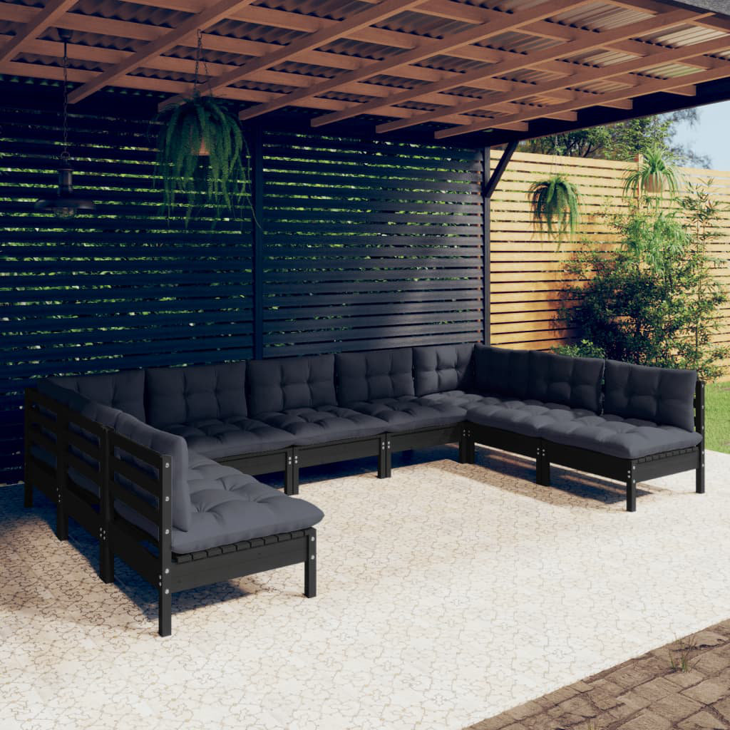 Gartensofa mit Kissen