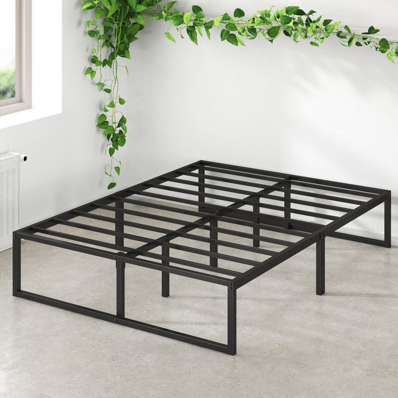 Bigler 14" Steel Bed Frame, Twin
