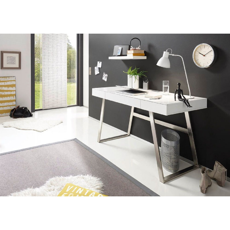 Johnnie Metal Base Writing Desk